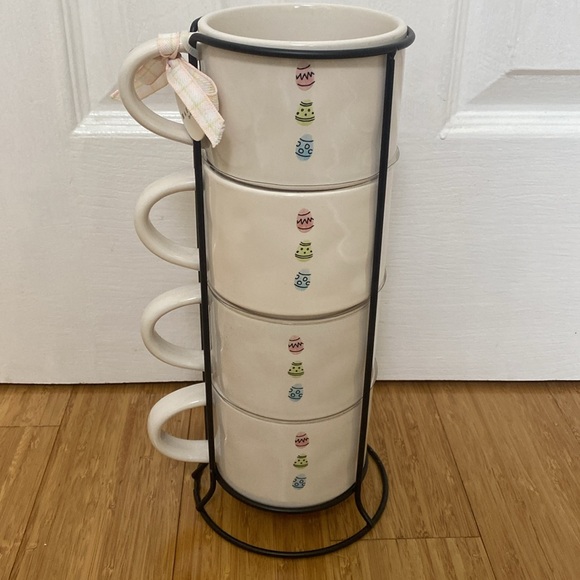 New Rae Dunn Mugs Stack Set - Picture 3 of 3